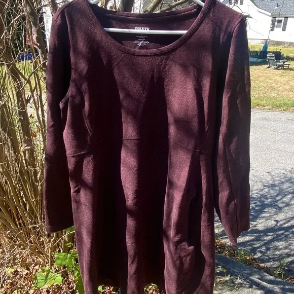 Duluth Wearwithall Ponte Dress L - Picture 1 of 6